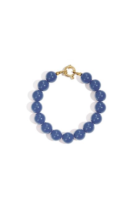 Hoofdbeeld Kralenarmband blauw